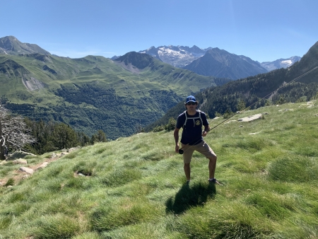 fly fishing at the Pyrenees